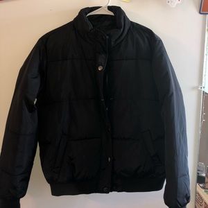 Forever 21 Black Puffer Jacket